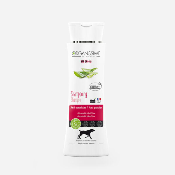 Shampooing antiparasitaire chien Organissime